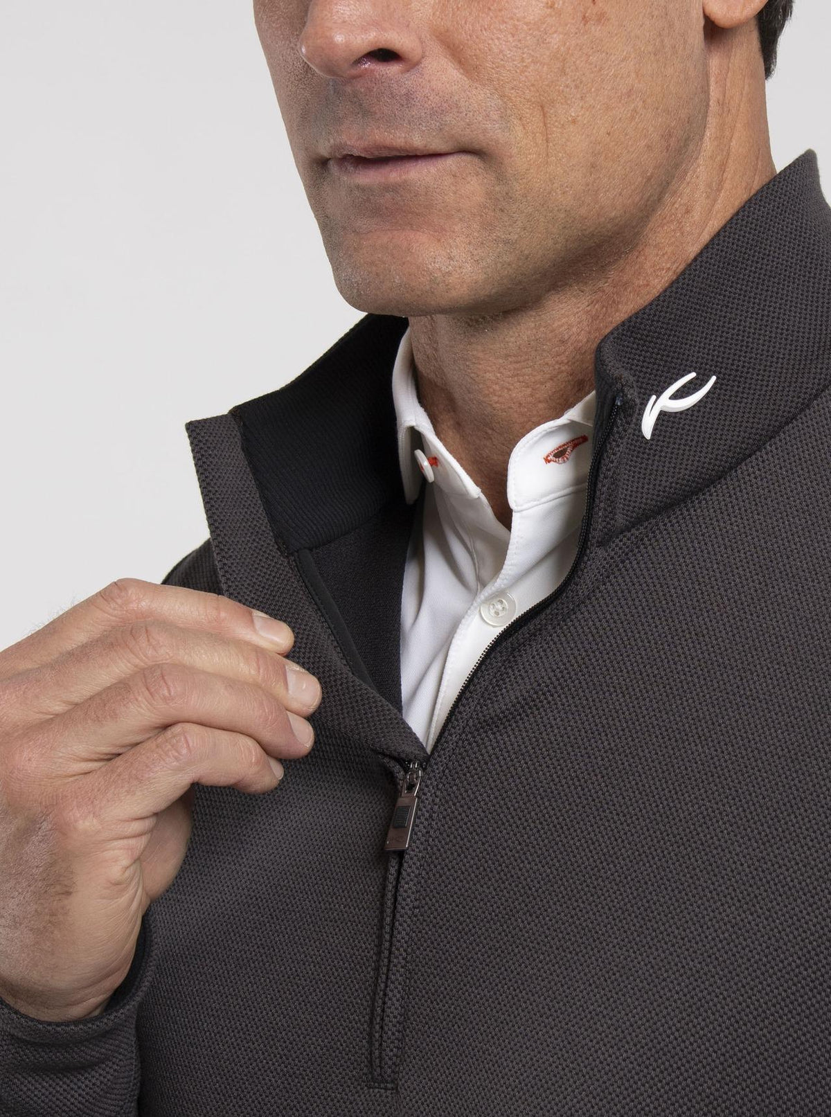 Essentials Half-Zip Espresso/Black