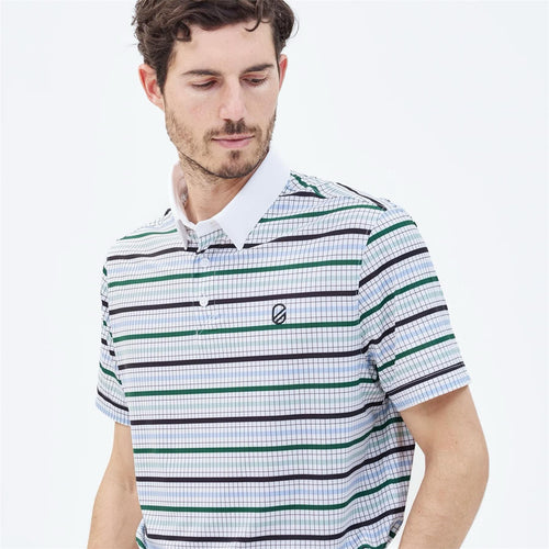 Grid Polo Bright White
