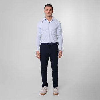 Bannock LS Polo Mist Grey