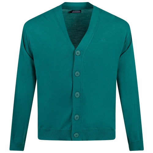 Lucas Knitted Cardigan Proud Peacock - AW23