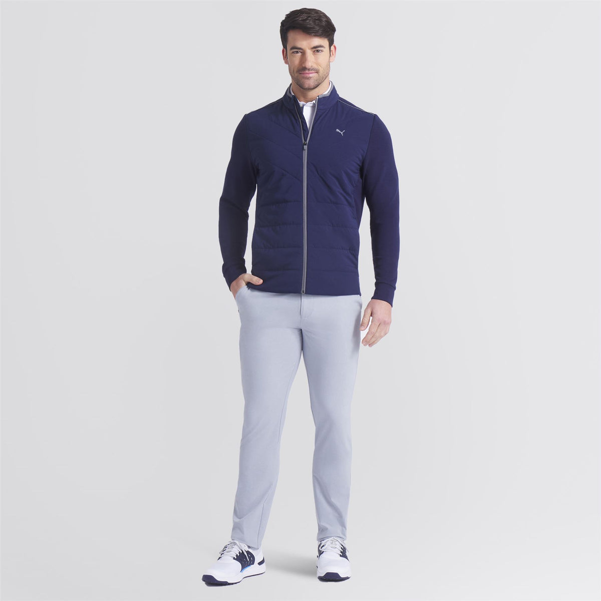 Cloudspun Fleece Hybrid Jacket Deep Navy