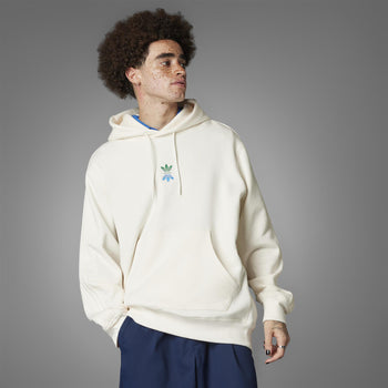 adidas Rolling Links DWR Hoodie White | TRENDYGOLF UK