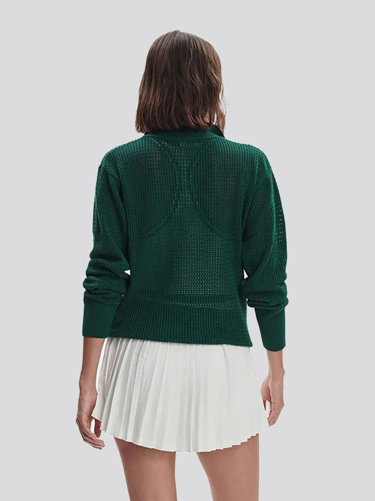 Calva Knit Half Zip Forest