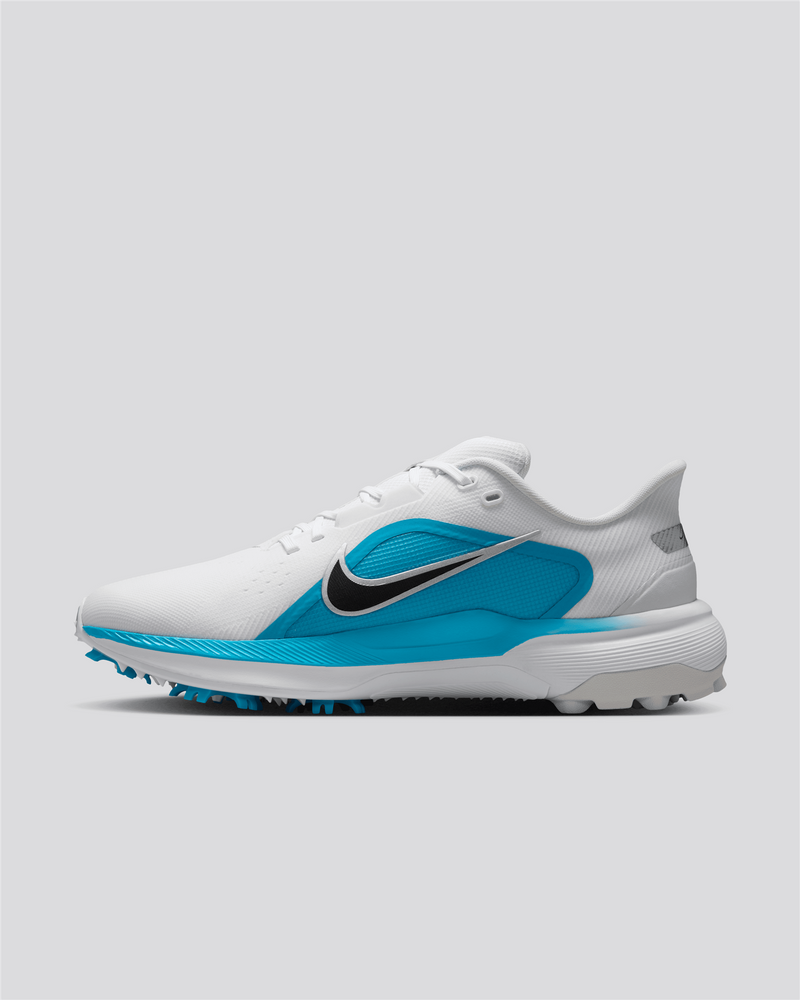 Pegasus 1 Spiked Golf Shoes White/Black/Light Current Blue