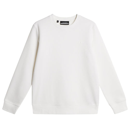 Womens Alpha Crew Neck Sweater White - SS25