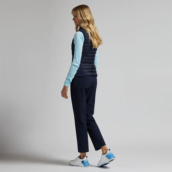 Down Quilted Taffeta Tech Gilet Twilight