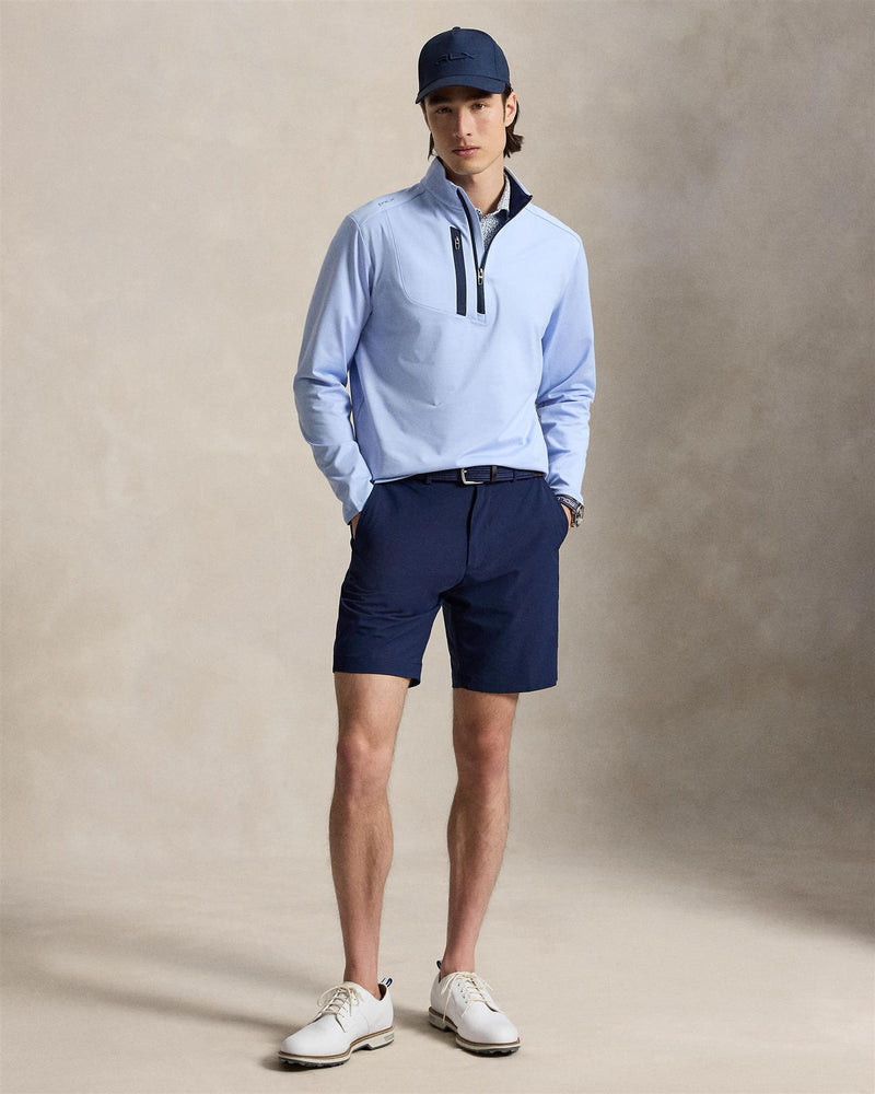 Stretch Jersey Pullover Pebble Blue