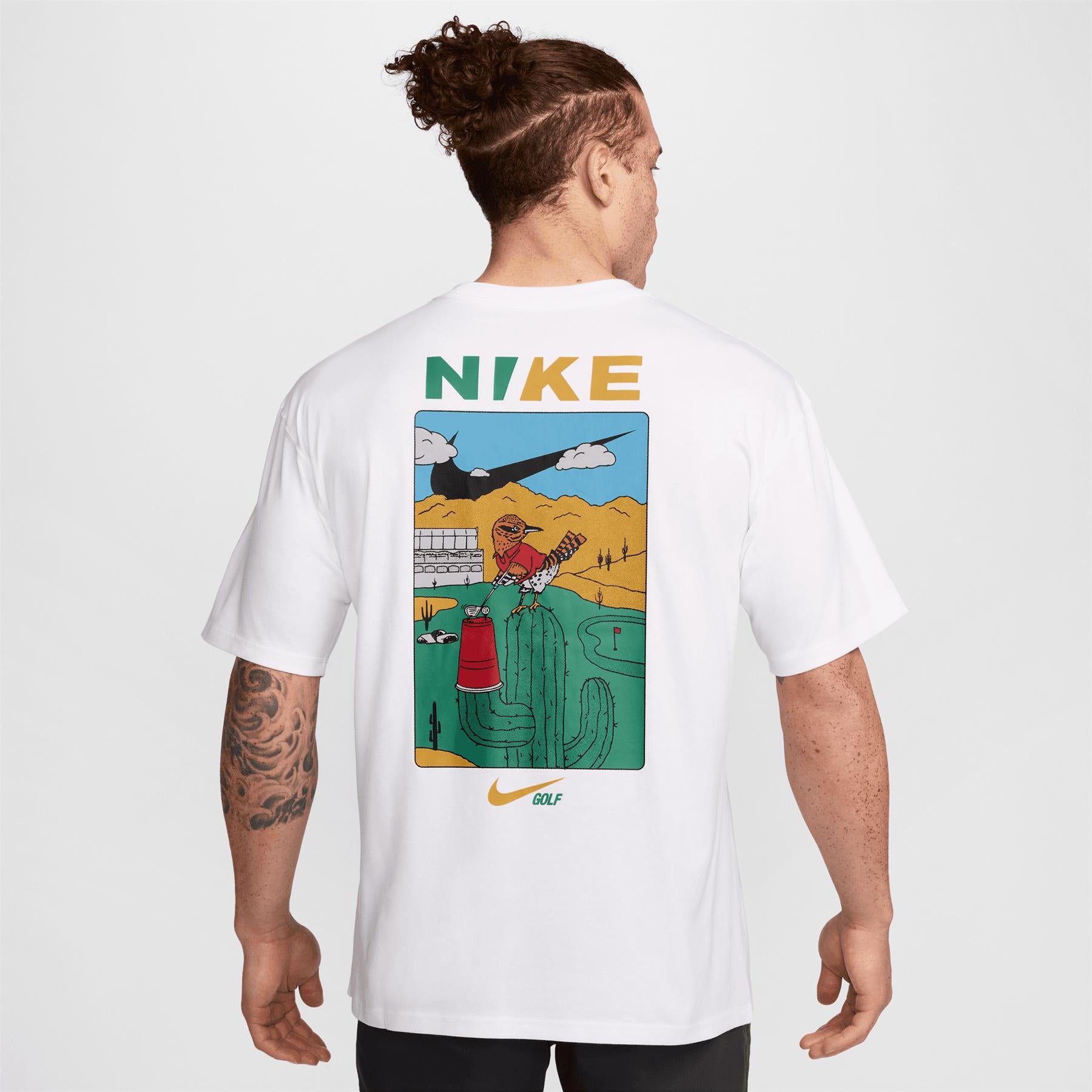 Nike Max90 Golf T-Shirt White | TRENDYGOLF UK
