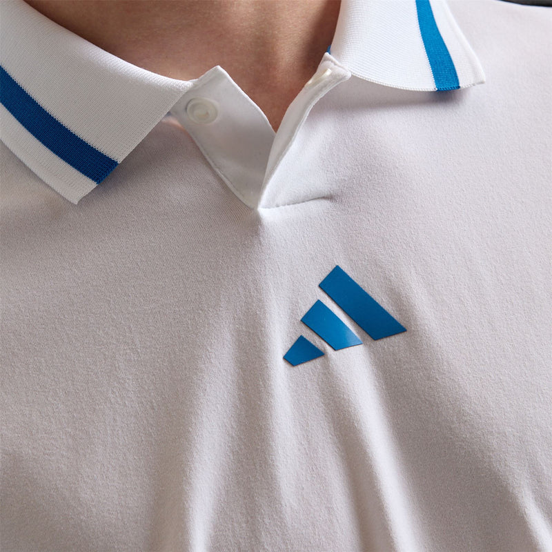 Beyond The Course Vent Twistknit Polo White/Black