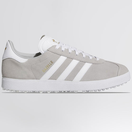 Gazelle Spikeless Golf Shoes Grey/White/Gold