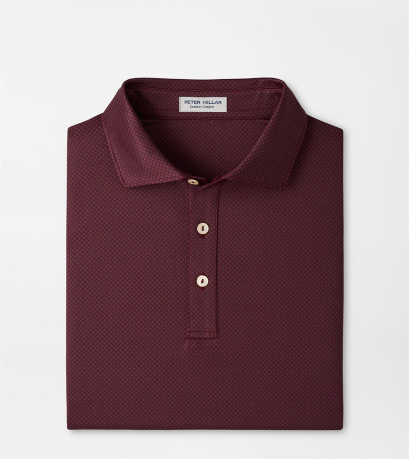 Fulton Performance Jersey Polo Bordeaux