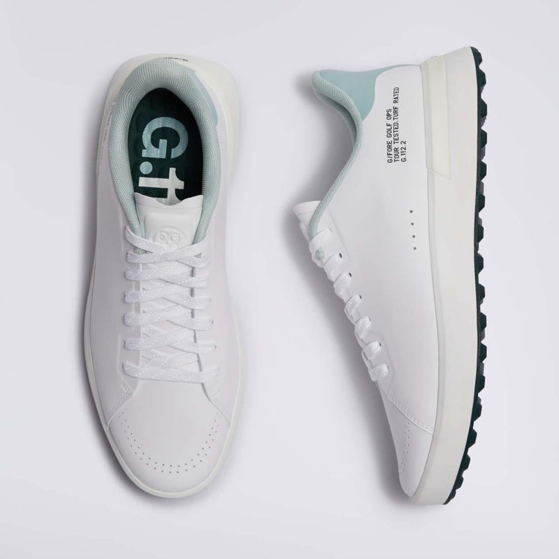 G.112 Hybrid Spikeless Golf Shoes Snow/Light Sage