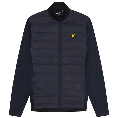 Baffle Quilted FZ Hybrid Jacket Dark Navy - AW24