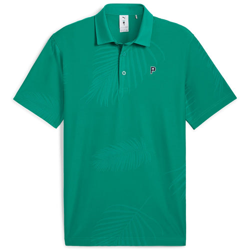 x PTC Jacquard Polo Sparkling Green - AW24