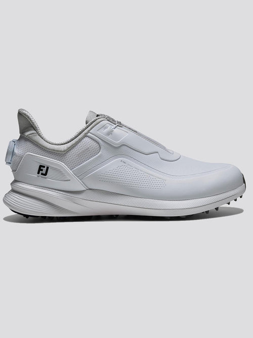 Pro Spikeless BOA Golf Shoes White/Grey