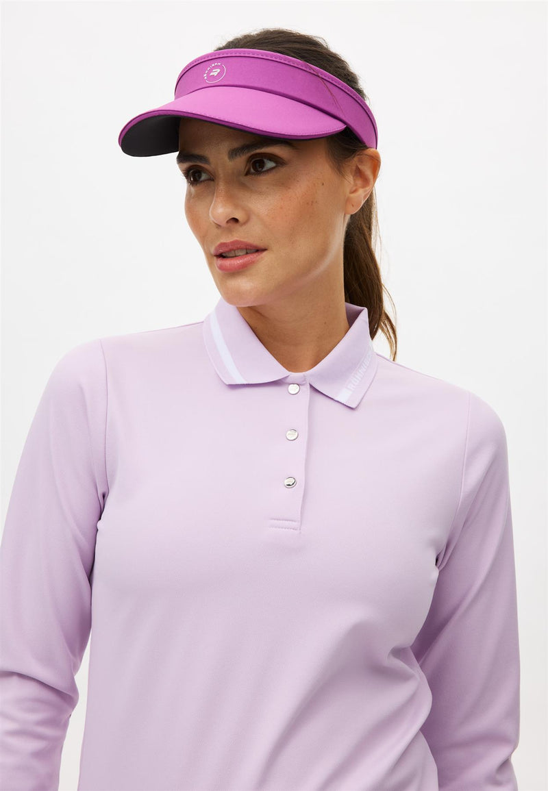 WarmUp Long Sleeve Polo Shirt Orchid Bloom