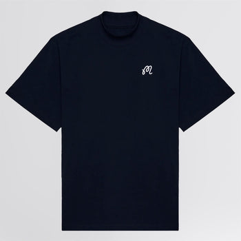 Malbon Golf Mare Mockneck T-Shirt Navy | TRENDYGOLF UK