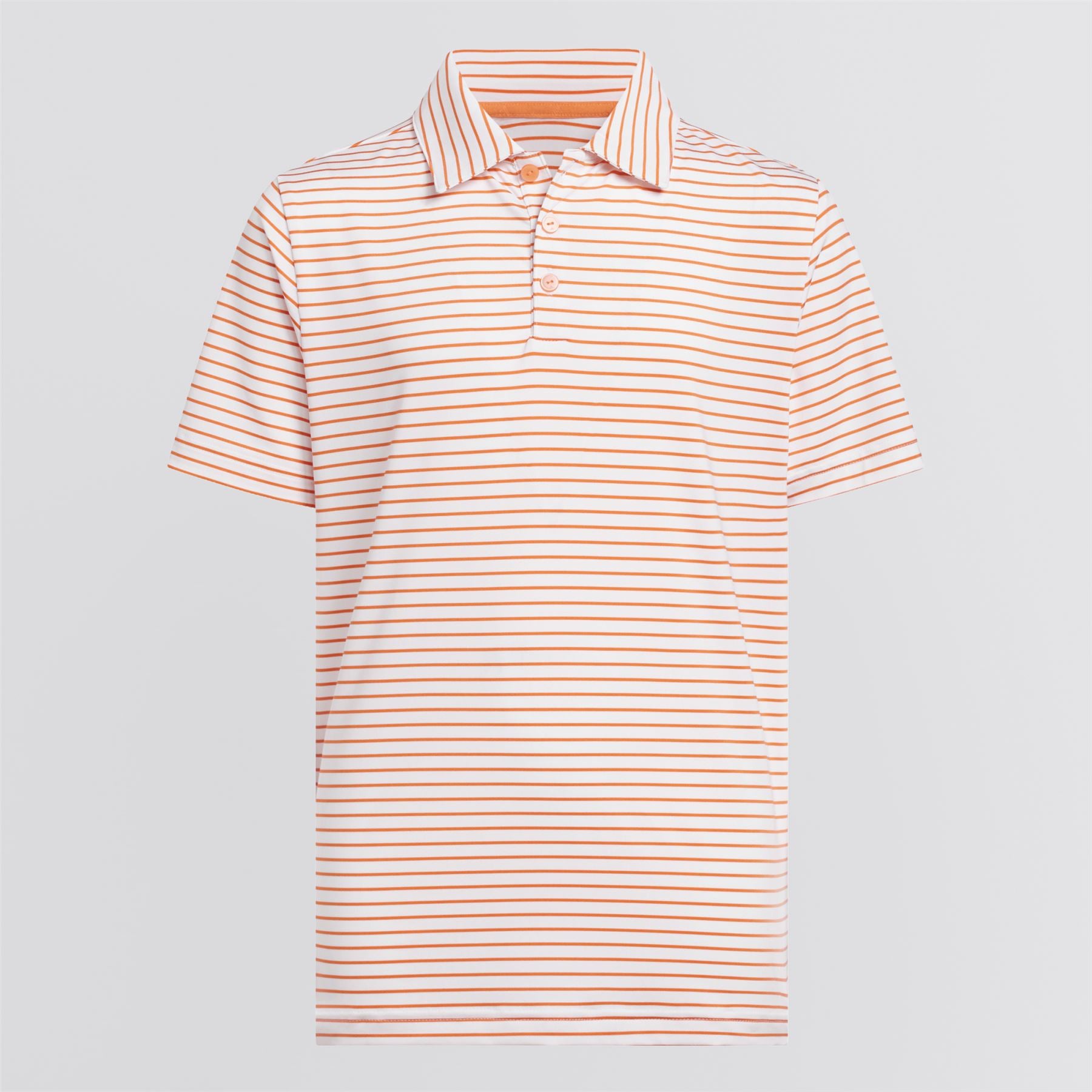 Boys Climacool Striped Polo Dusky Orange