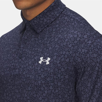 Playoff 3.0 Printed Polo Midnight Navy/Halo Grey