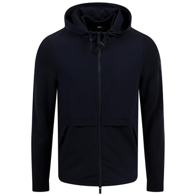 Brian Full Zip Softshell Hooded Jacket Dark Blue