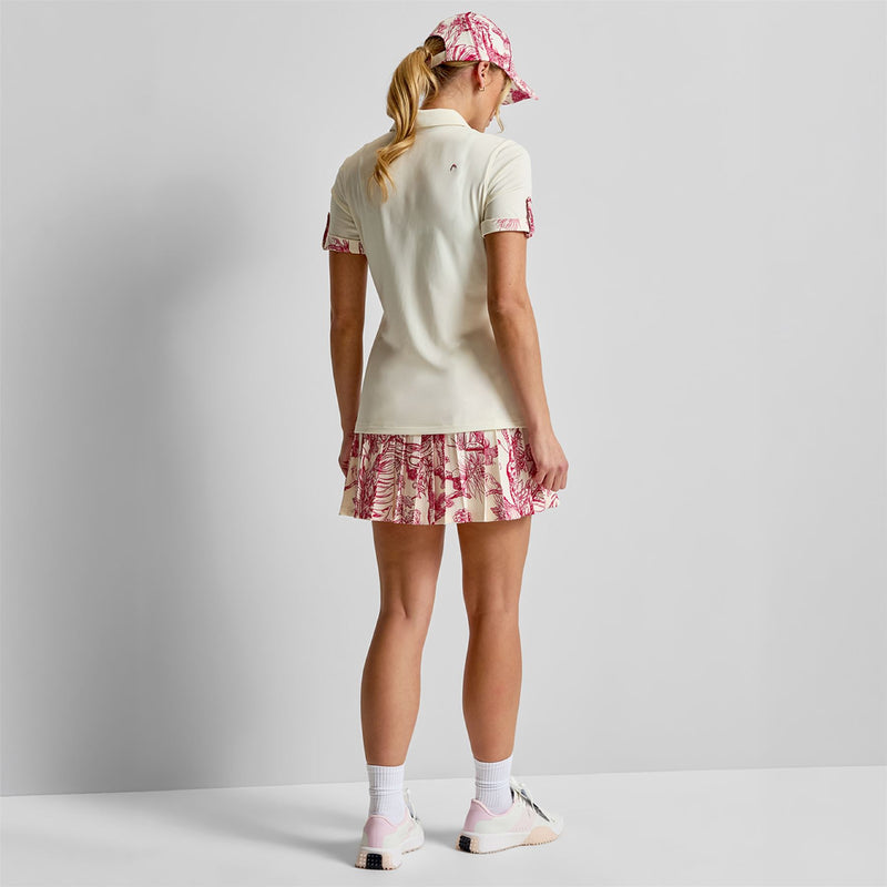 Roll Sleeve Polo Cream