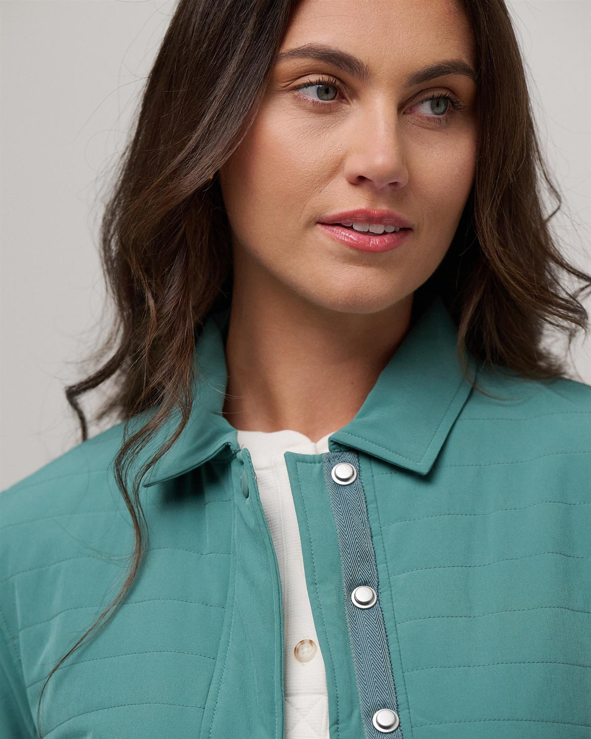 Avery Windproof Shirt Jacket Agave