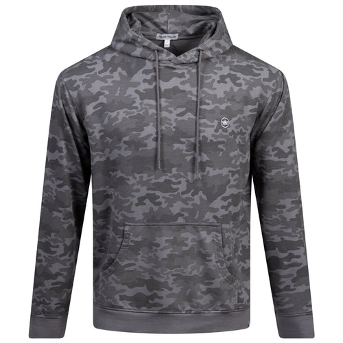 Lava Wash Camo Printed Hoodie Gale Grey - AW24