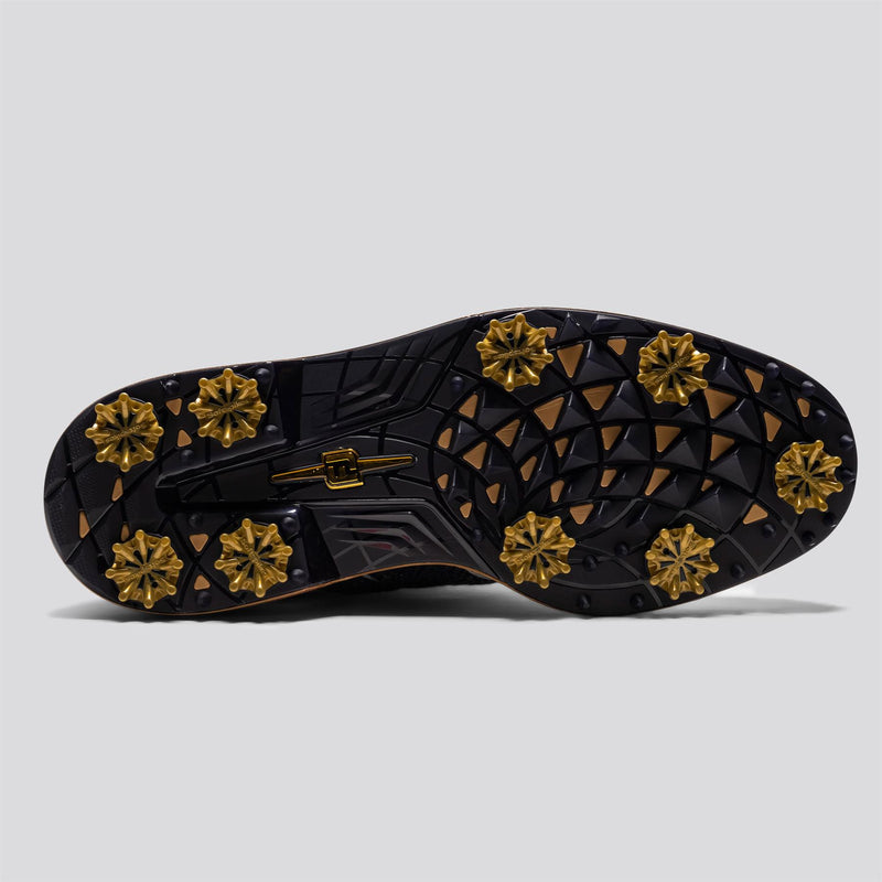 FootJoy Premiere Series Packard golf shoe - outsole view with ARCTrax traction and Pulsar LP cleats