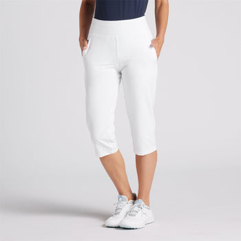 Everyday Capri 3/4 Length Trousers White