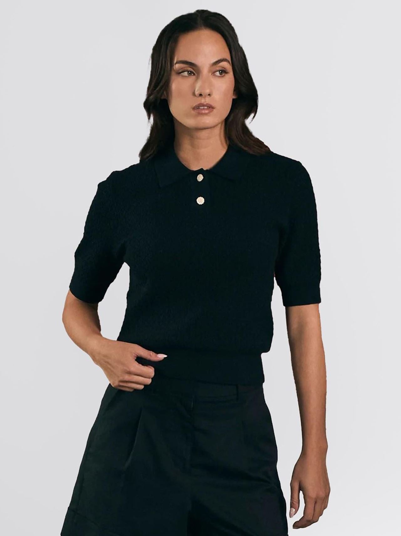 Christy Polo Black