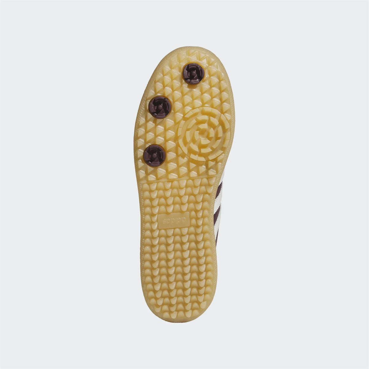 Samba Spikeless Golf Shoes Maroon/Off White/Gum 3