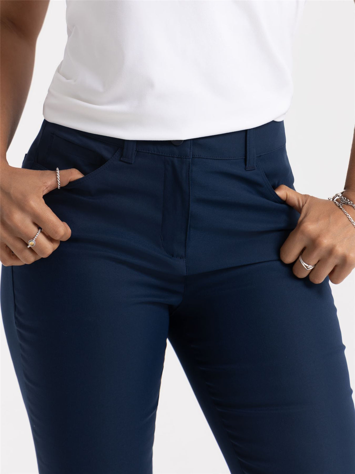 Ultimate365 Twistweave Five Pocket Trousers Navy