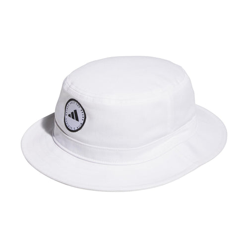 Womens Solid Cotton Bucket Hat White - 2025