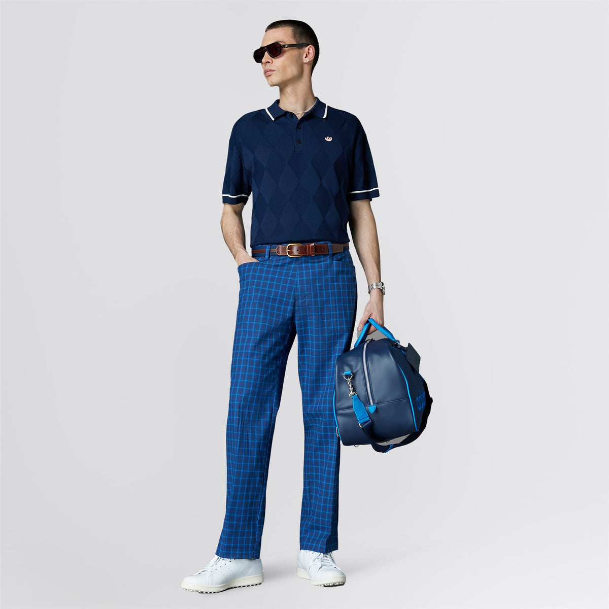Originals Golf Leather Belt Night Indigo