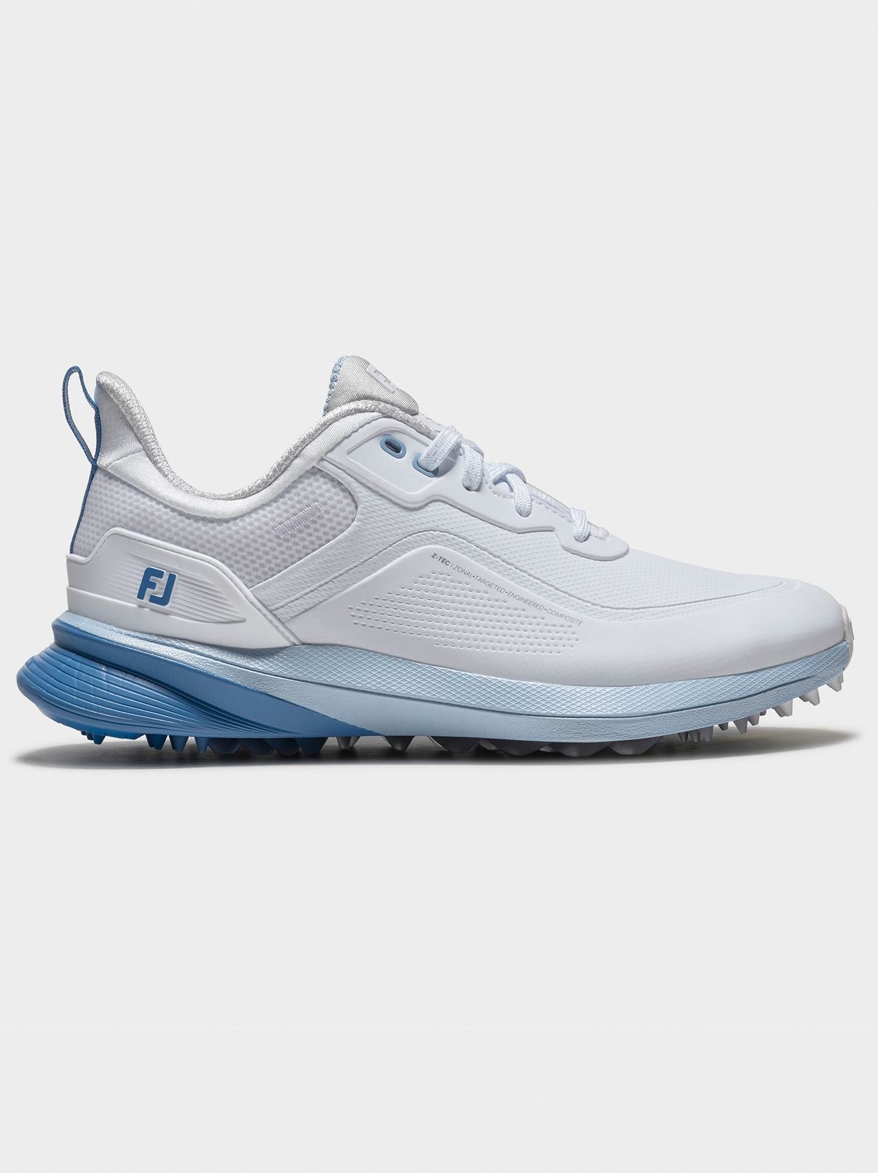 Pro Spikeless Wide Golf Shoes White/Blue