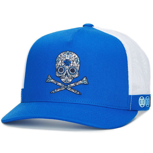 Dias De Los Muertos Regular Cotton Twill Trucker Hat Racer - 2024