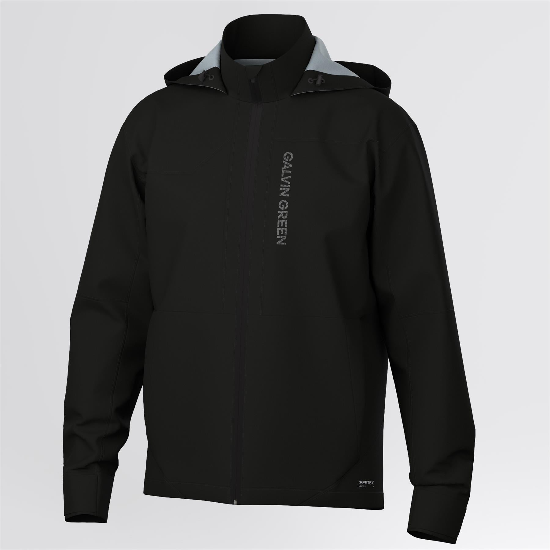 Argus CONCEPT Hooded Waterproof Jacket Black/White