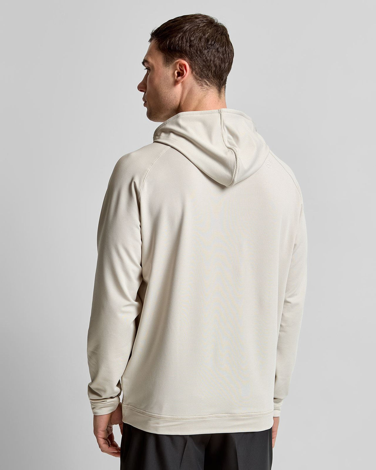 Pine Sugar Stripe Performance Hoodie Biscuit