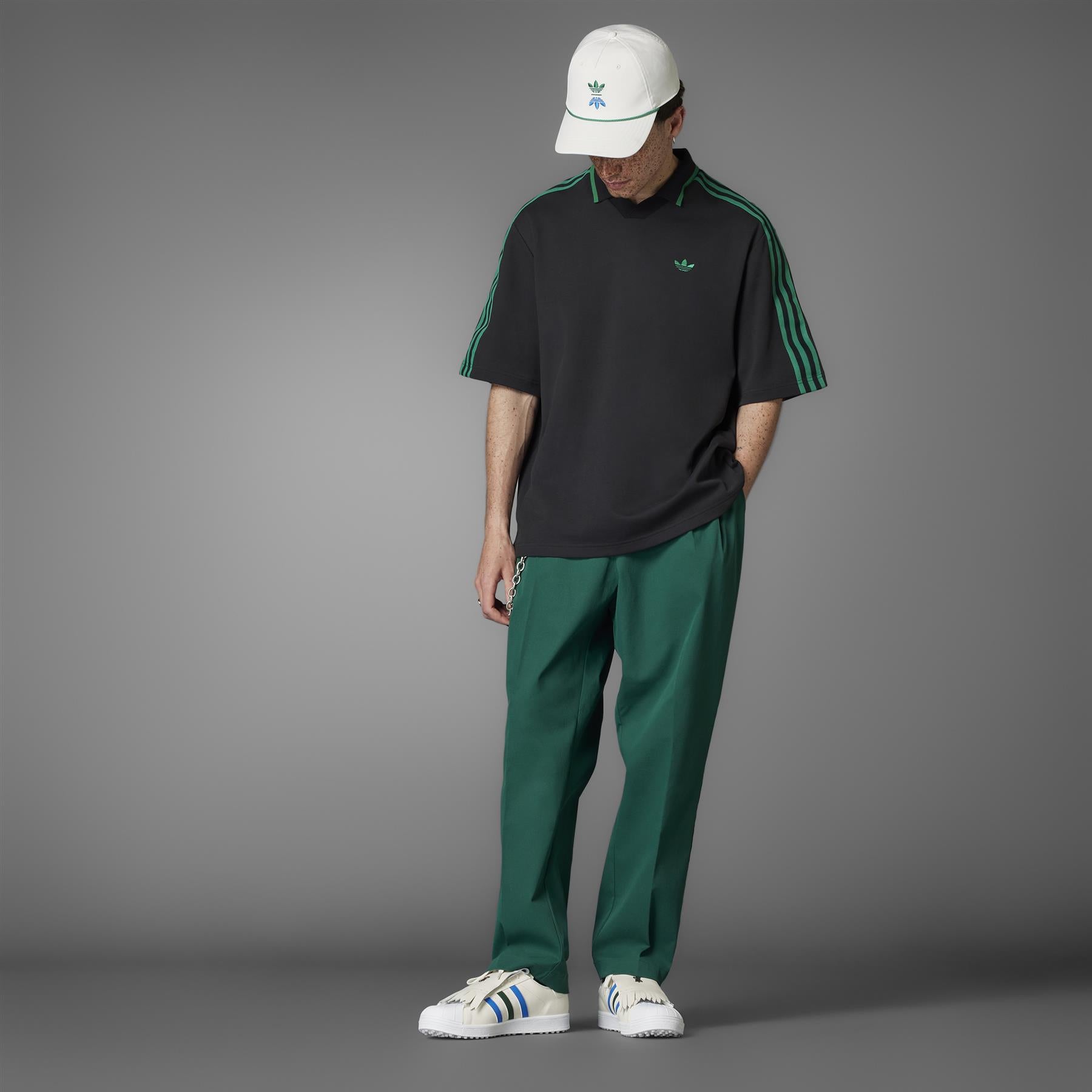 adidas Rolling Links Skate Polo Black TRENDYGOLF UK