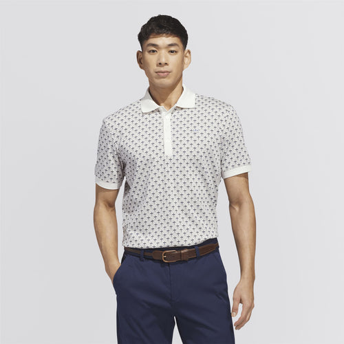 Originals All Over Trefoil Polo Chalk White/Night Indigo
