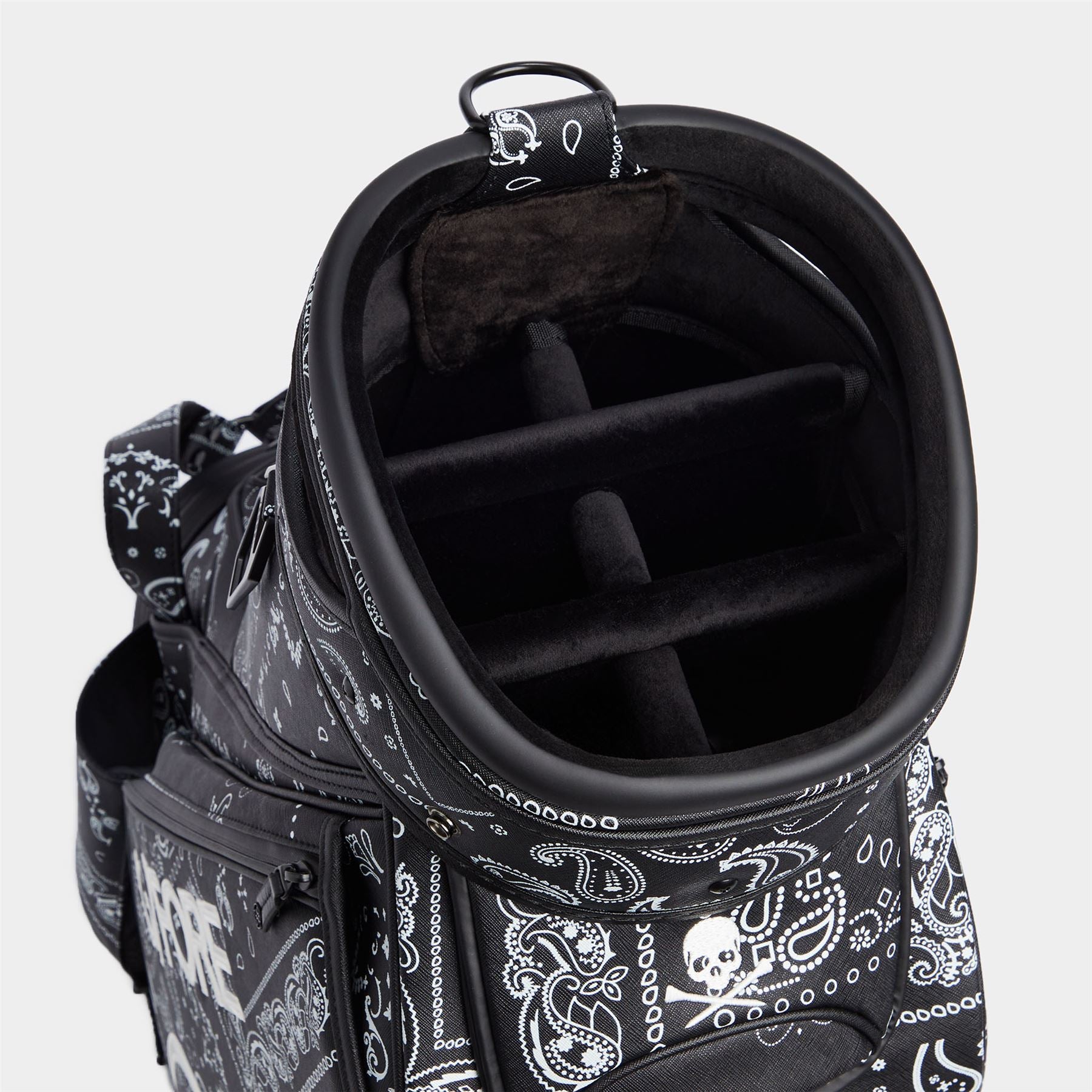 G/FORE Saffiano Boro Tour Golf Bag Onyx | TRENDYGOLF.COM
