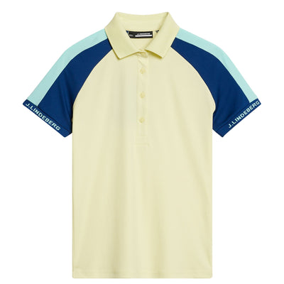 Womens Perinne TX Jersey Polo Wax Yellow - SS24