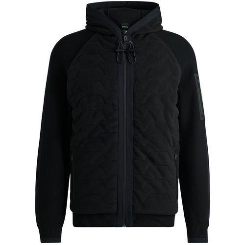 Martic Hooded Hybrid Jacket Black - W24