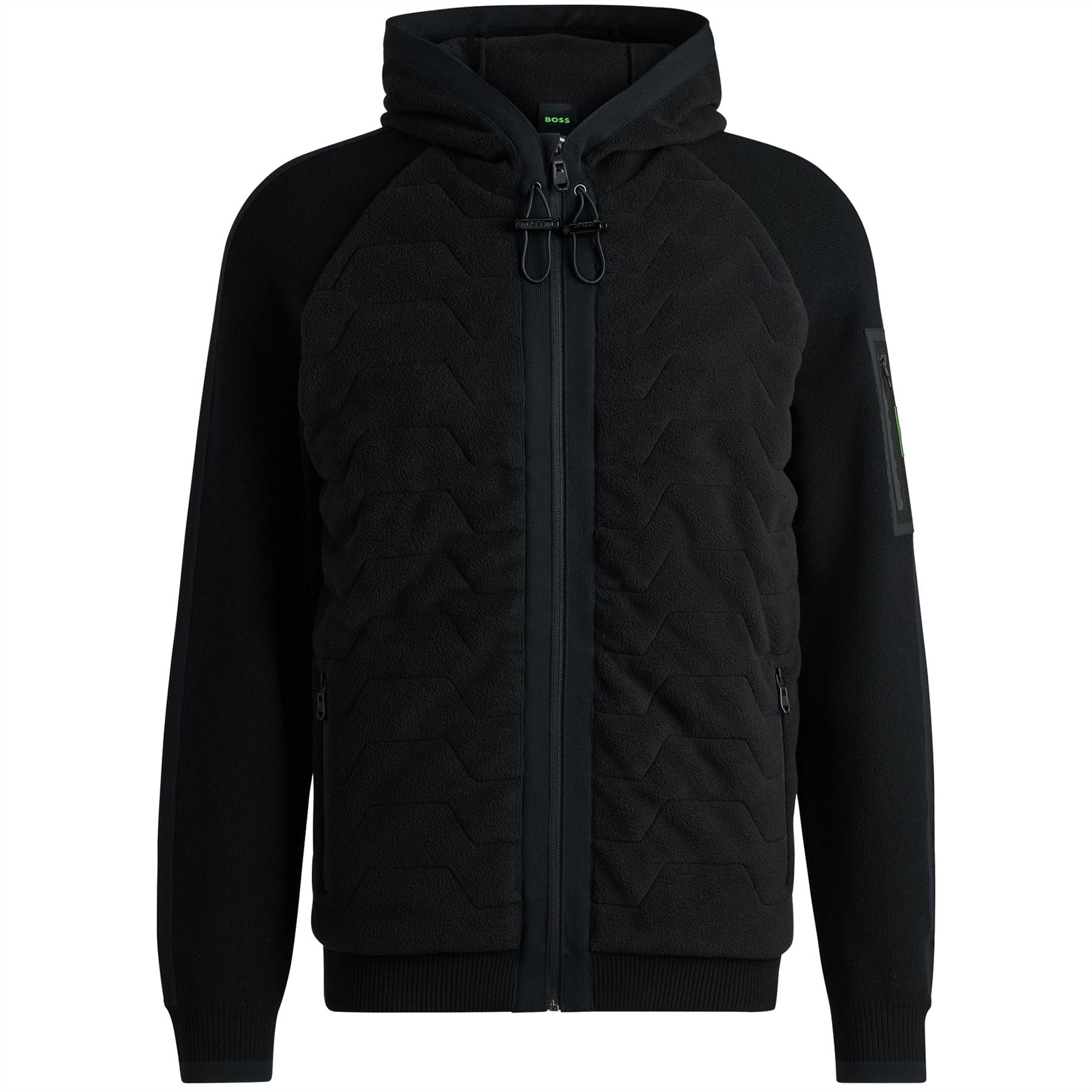 Martic Hooded Hybrid Jacket Black
