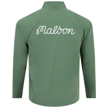 Performance Raglan Quarter Zip Mid Layer Forest