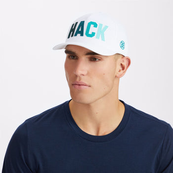 Hack Stretch Twill Snapback Hat Snow - AW23