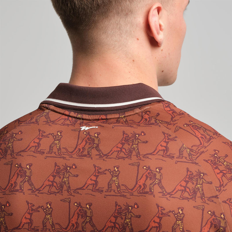 Knockout V Polo Brown