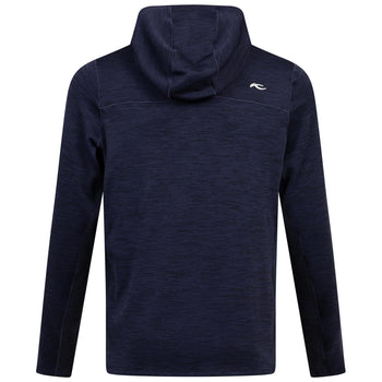 Liam Hooded Half Zip Mid Layer Atlanta Blue