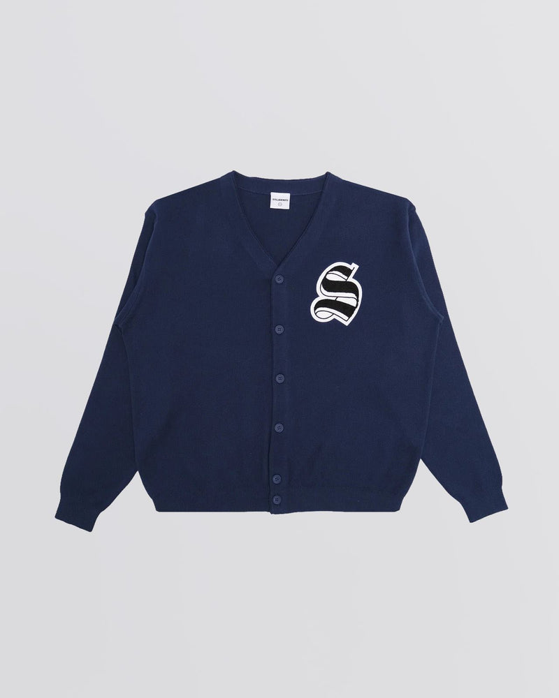 Evander Knit Cardigan Sweater Midnight