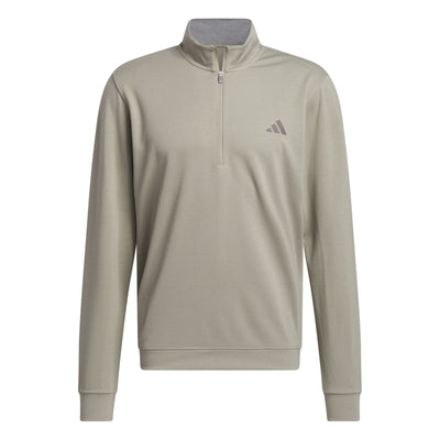 Elevated Quarter Zip Regular Fit Mid Layer Silver Pebble - SS24